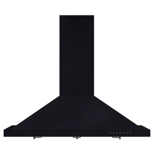 ZLINE - Designer Copper 36" Externally Vented Range Hood - Oil-Rubbed Bronze With Copper Accents