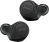 Jabra - Elite 75t True Wireless Active Noise Cancelling In-Ear Headphones - Black-Front_Standard
