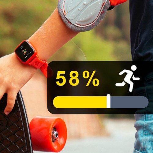 JOY Octopus Watch v2 Motion Edition Activity Tracker - Strawberry Red With Silicone Band HOW TO BUY