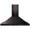 ZLINE - 42 inches - Externally Vented - Wall Range Hood - Black Stainless Steel-Front_Standard