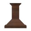 ZLINE - 30 inches - Externally Vented - Wall Range Hood - Walnut/Antigua-Front_Standard