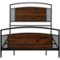 Walker Edison - Industrial Queen-Size Mesh Bed-Front_Standard