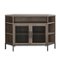 Walker Edison - Industrial Corner TV Stand for Most TVs Up to 52" - Grey Wash-Front_Standard