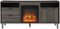 Modern Two Drawer Fireplace TV Stand for Most TVs up to 65”-Front_Standard
