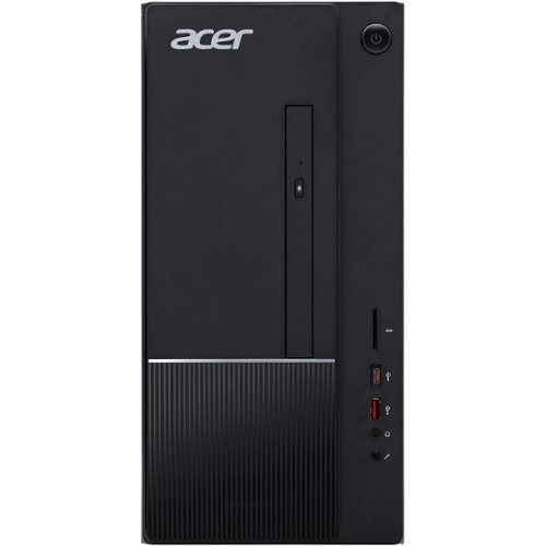 Acer - Refurbished Aspire Desktop - Intel Core i3 - 12GB Memory - 1TB HDD - Black-Front_Standard 