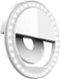 Bower - Clip On LED Ring Light - White-Angle_Standard