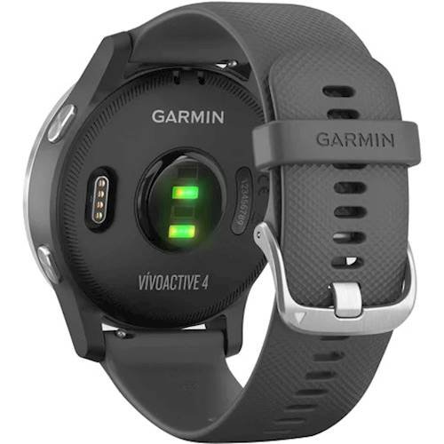 Garmin vívoactive 4 GPS Smartwatch 45mm Fiber-Reinforced Polymer - Silver SHOP ONLINE