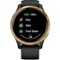 Garmin - Venu Smartwatch 43mm Fiber-Reinforced Polymer - Black With Silicone Band-Front_Standard