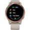 Garmin - Venu Smartwatch 43mm Fiber-Reinforced Polymer - Light Sand With Silicone Band-Front_Standard