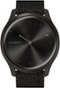 Garmin - vívomove Style Hybrid Smartwatch 30mm Aluminum - Graphite With Black Pepper Woven Nylon Band - (2019)-Front_Standard