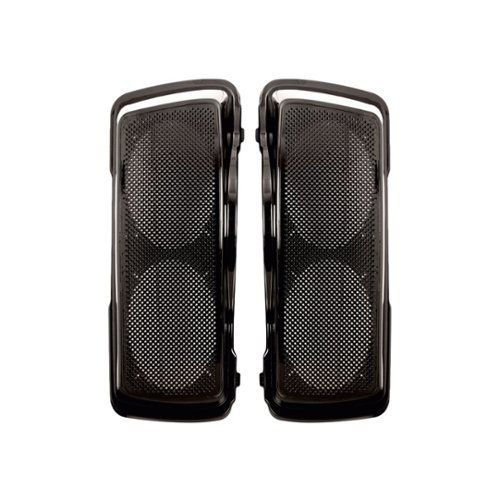 Metra - Motorcycle Speaker Adapter for Most 1994-2013 Harley Davidson Vehicles - Black