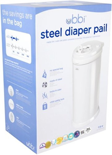 Ubbi - Diaper Pail - White