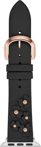kate spade new york - Leather Watch Strap for Apple Watch™ 38mm and 40mm - Black