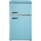 Galanz - Retro 3.1 Cu. Ft. Mini Fridge - Blue-Front_Standard