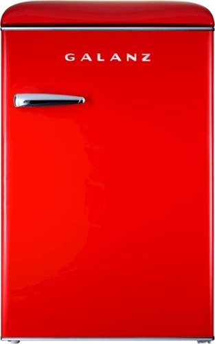 Galanz - Retro 4.4 Cu. Ft. Mini Fridge - Red-Front_Standard 