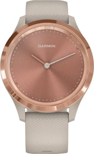 Garmin vívomove 3S Hybrid Smartwatch 39mm Fiber-Reinforced Polymer - Rose Gold With Light Sand Case And Silicone Band INTERNATIONAL SHIPPING