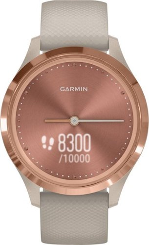 Garmin vívomove 3S Hybrid Smartwatch 39mm Fiber-Reinforced Polymer - Rose Gold With Light Sand Case And Silicone Band WORLDWIDE DELIVERY
