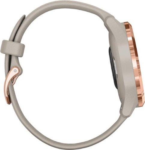 Garmin vívomove 3S Hybrid Smartwatch 39mm Fiber-Reinforced Polymer - Rose Gold With Light Sand Case And Silicone Band HOW TO BUY