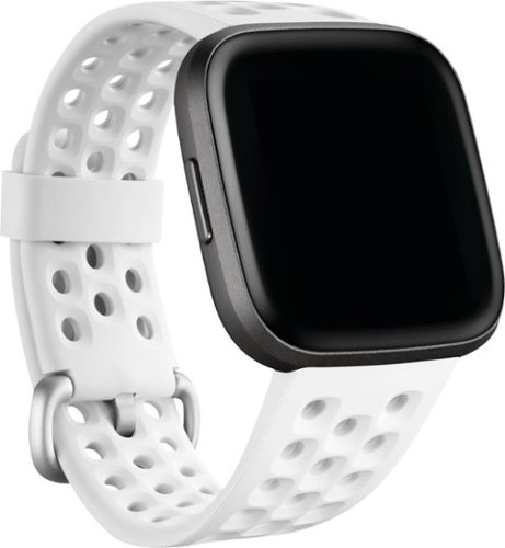 Sport Silicone Small Watch Band for Fitbit Versa 2 and Versa Lite - Frost White