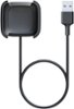 Charging Cable for Fitbit Versa 2 - Black-Front_Standard