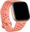 Sport Silicone Large Watch Band for Fitbit Versa 2 and Versa Lite - Coral-Angle_Standard