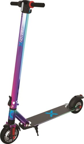 Hover-1 - Kids Aviator Electric Folding Scooter w/6 mi Max Operating Range & 14.9 mph Max Speed - Iridescent