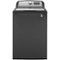 GE - 5 Cu. Ft. High-Efficiency Top Load Washer - Diamond Gray-Front_Standard