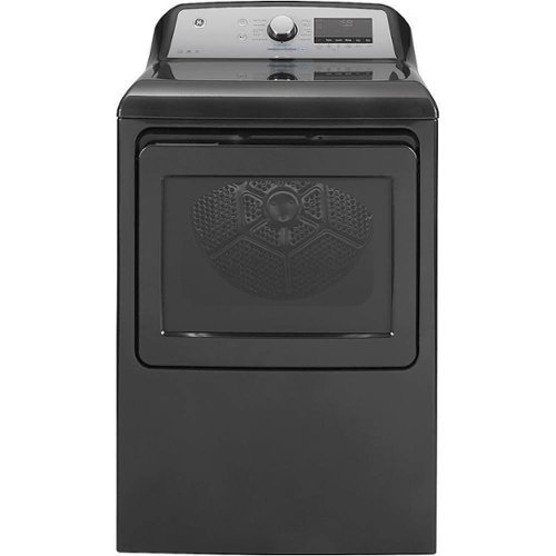 GE - 7.4 Cu. Ft. 13-Cycle Electric Dryer with HE Sensor Dry - Diamond gray