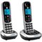 Motorola - MOTO-CD4012 Expandable Cordless Phone System with Digital Answering System - Black-Angle_Standard