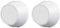 Wasserstein - Indoor/Outdoor Magnetic Wall Mount for Arlo Ultra, Ultra 2, Pro 3 and Pro 4 (2-Pack) - White-Front_Standard