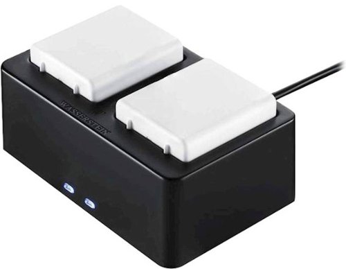 Wasserstein Dual Battery Charging Station for Arlo Ultra, Ultra 2, Pro 3 and Arlo Pro 4 Batteries - Black GLOBAL SHIPPING