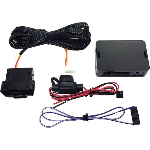 Kenwood - OBD-II Speed Pulse Adapter for Select Vehicles - Black-Front_Standard 