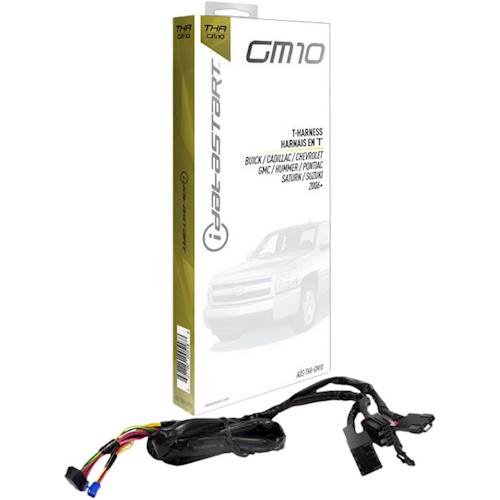 Compustar - iDataStart T-Harness for Select Buick, Cadillac, Chevrolet, GMC, Hummer, Pontiac, Saturn, and Suzuki Vehicles - Black-Front_Standard 