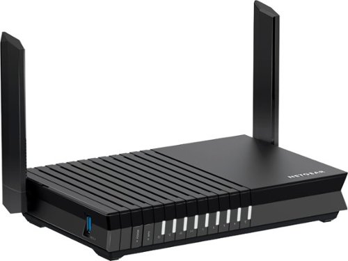 NETGEAR - AX1800 Wi-Fi 6 Router - Black