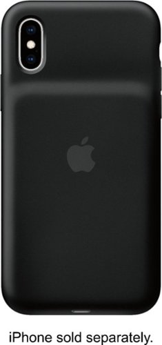 Apple - Geek Squad Certified Refurbished iPhone XS Smart Battery Case - Black