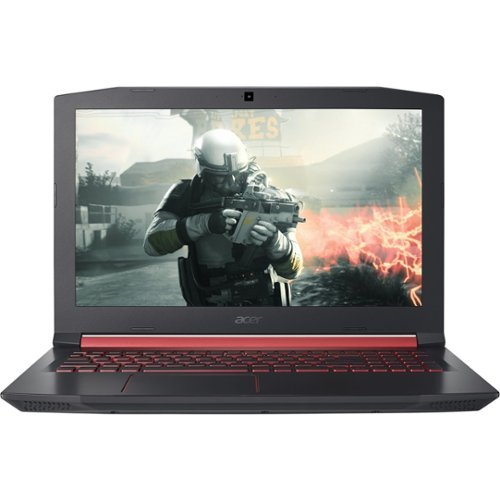 Acer - Nitro 5 15.6" Refurbished Gaming Laptop - Intel Core i5 - 8GB Memory - NVIDIA GeForce GTX 1050 - 1TB Hard Drive - Shale Black-Front_Standard 