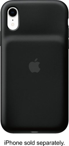 Apple - Geek Squad Certified Refurbished iPhone XR Smart Battery Case - Black