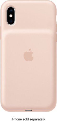 Apple - Geek Squad Certified Refurbished iPhone XS Smart Battery Case - Pink Sand-Front_Standard 