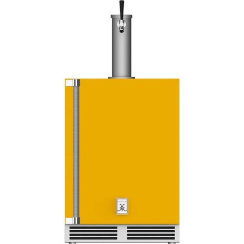 Hestan - GFDS Series 5.2 Cu. Ft. Single Faucet Beverage Cooler Kegerator - Sol
