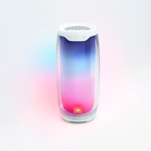 JBL Pulse 4 Portable Bluetooth Speaker White JBLPULSE4WHTAM - Best Buy