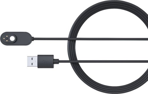 8' Indoor Magnetic Charging Cable for Arlo Ultra/Pro 3 Wire-Free Security Cameras - Black-Front_Standard 