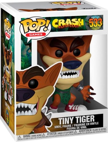  Funko - POP! Games: Crash Bandicoot - Tiny Tiger - Multi