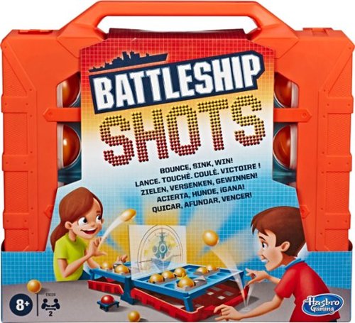  Hasbro - Battleship Shots Strategy Ball-Bouncing Game