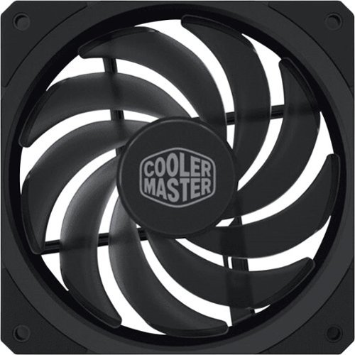 Cooler Master - MasterFan SF120R 120mm Case Cooling Fan - Black-Front_Standard