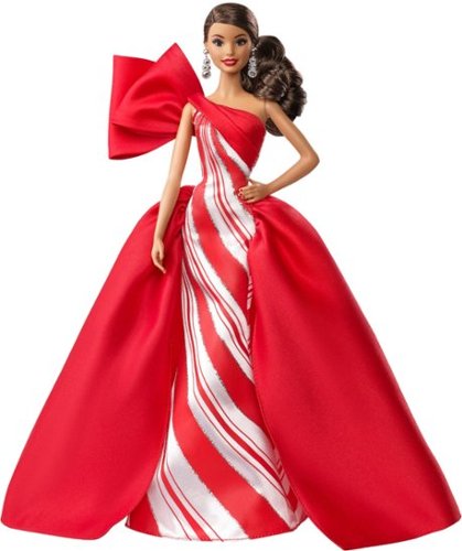  Holiday Barbie Doll - White/Red