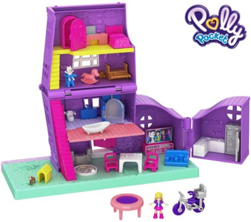 Polly Pocket Pollyville Pocket House INTERNATIONAL SHIPPING
