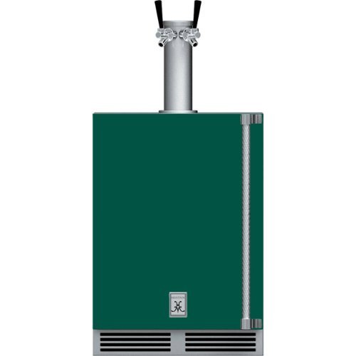 Hestan - GFDS Series 5.2 Cu. Ft. Double Faucet Beverage Cooler Kegerator - Grove