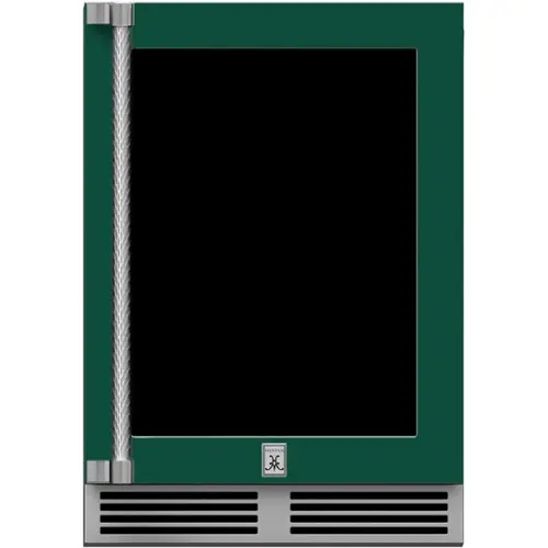 Front. Hestan - 14-Bottle Dual Zone Wine Refrigerator - Grove.