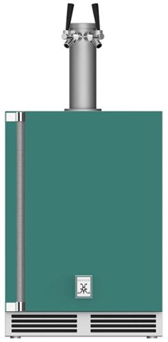 Hestan - GFDS Series 5.2 Cu. Ft. Double-Faucet Beverage Cooler Kegerator - Blue