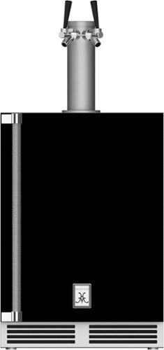 Hestan - GFDS Series 5.2 Cu. Ft. Double Faucet Beverage Cooler Kegerator - Stealth